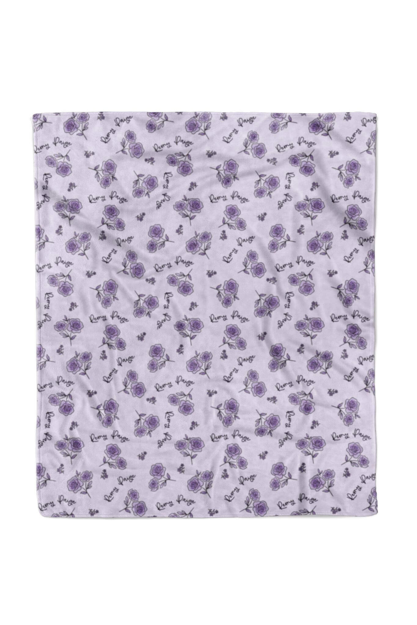 Personalized Kids Blanket | Amethyst Garden