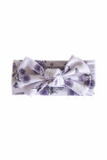 Knit Large Bow Headwrap | Amethyst Garden