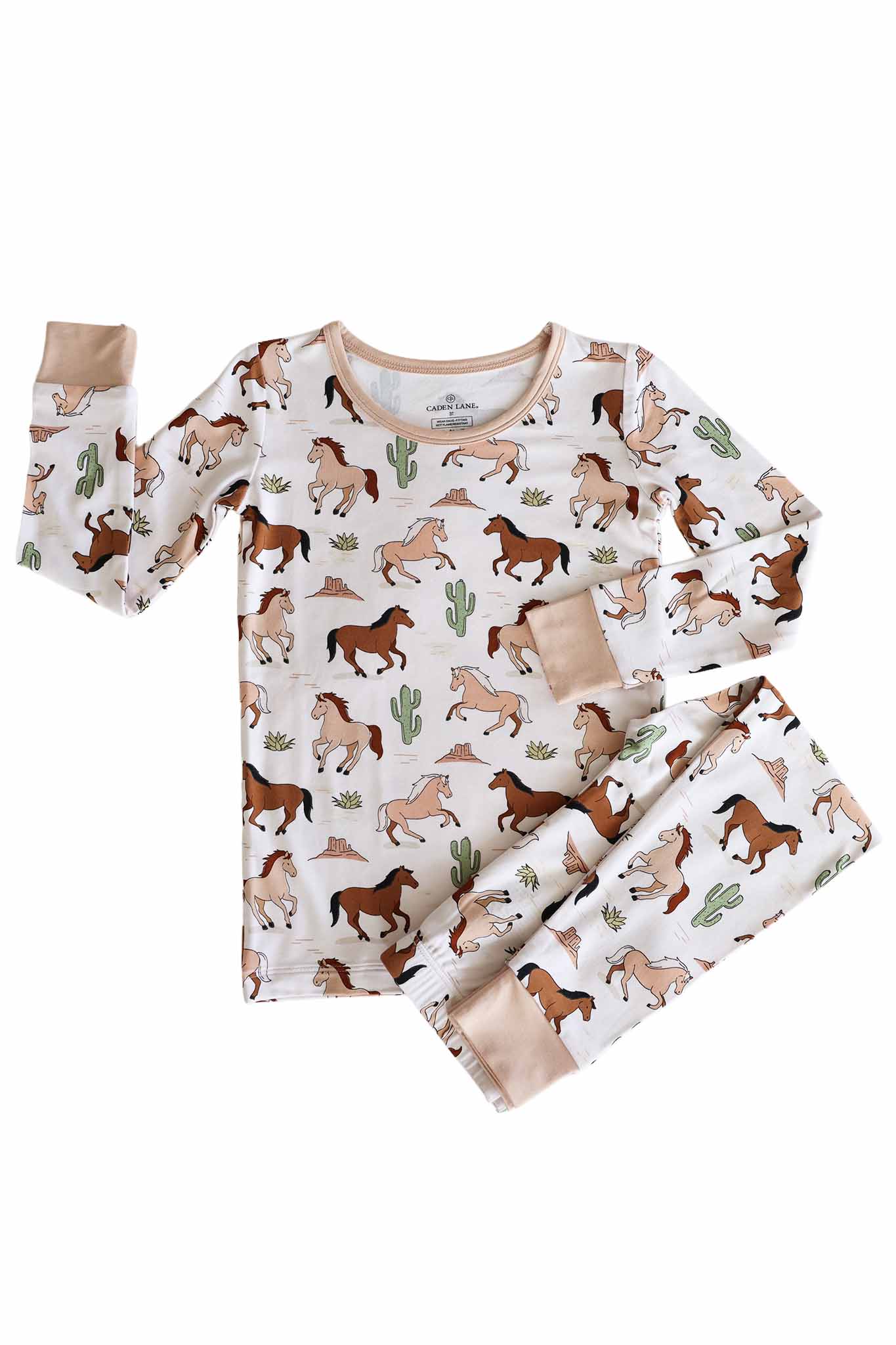 Two Piece Pajama Set | Pony Club Neutral