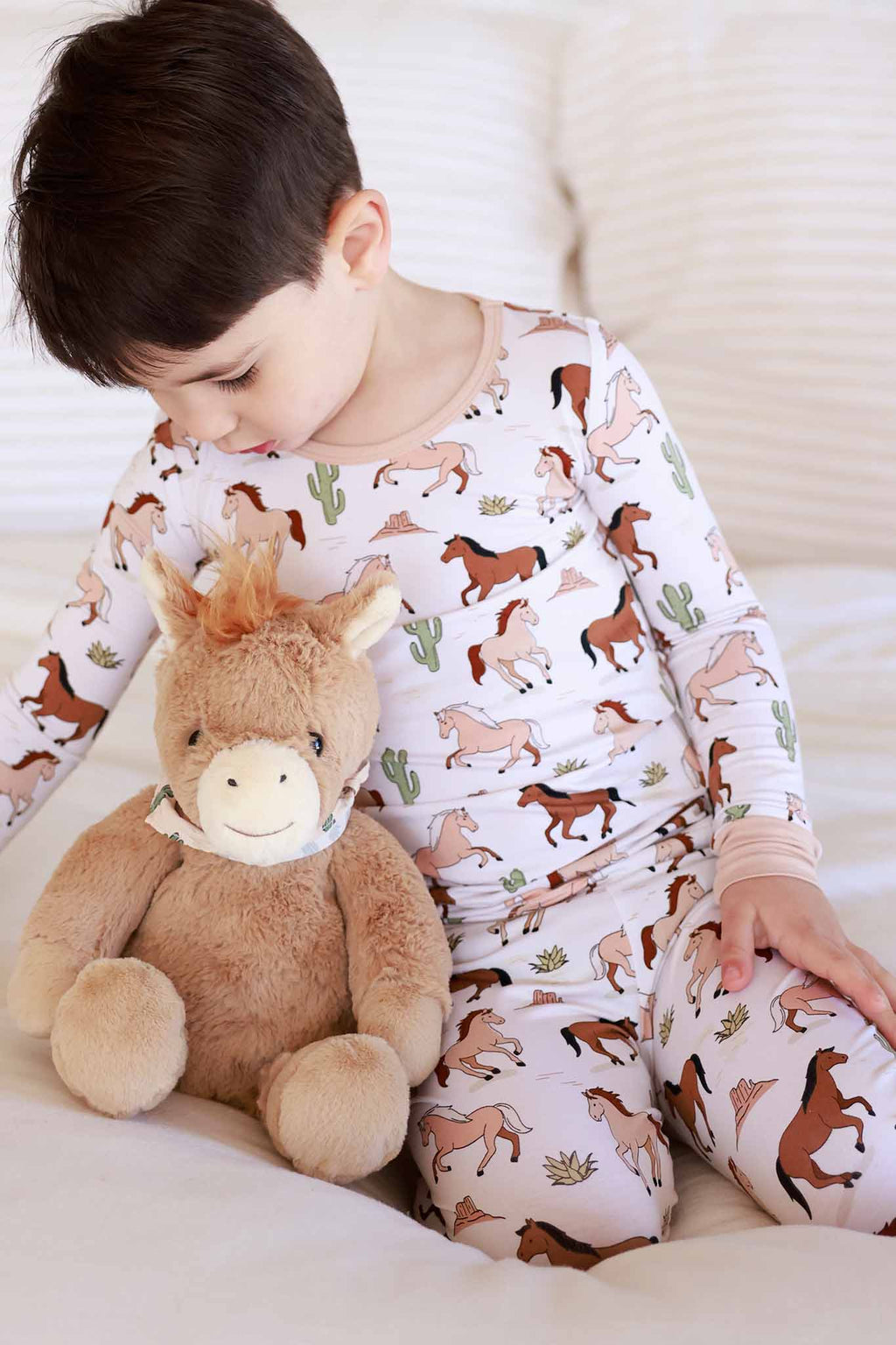 Two Piece Pajama Set | Pony Club Neutral