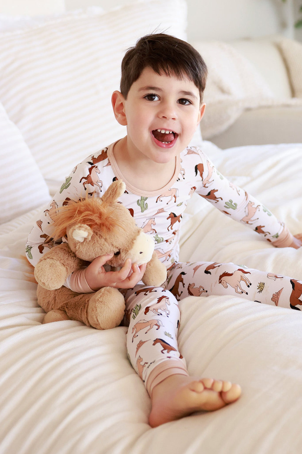Two Piece Pajama Set | Pony Club Neutral