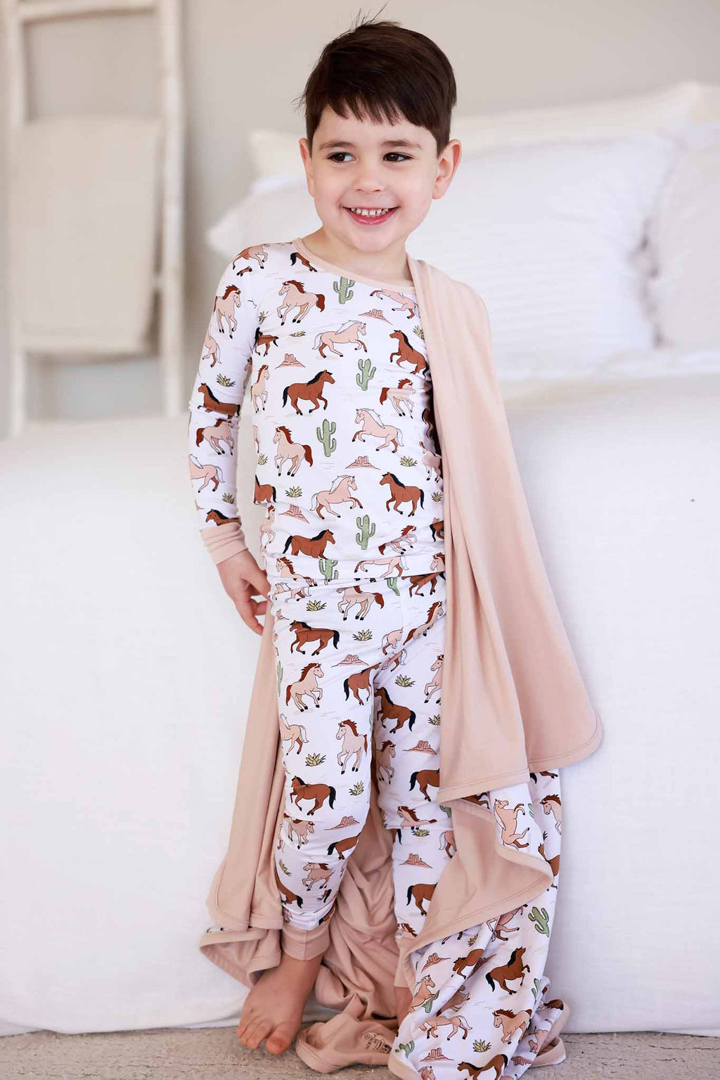 Two Piece Pajama Set | Pony Club Neutral