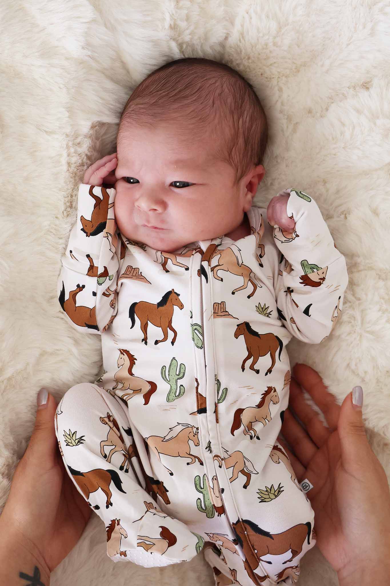 Zipper Footie | Pony Club Neutral