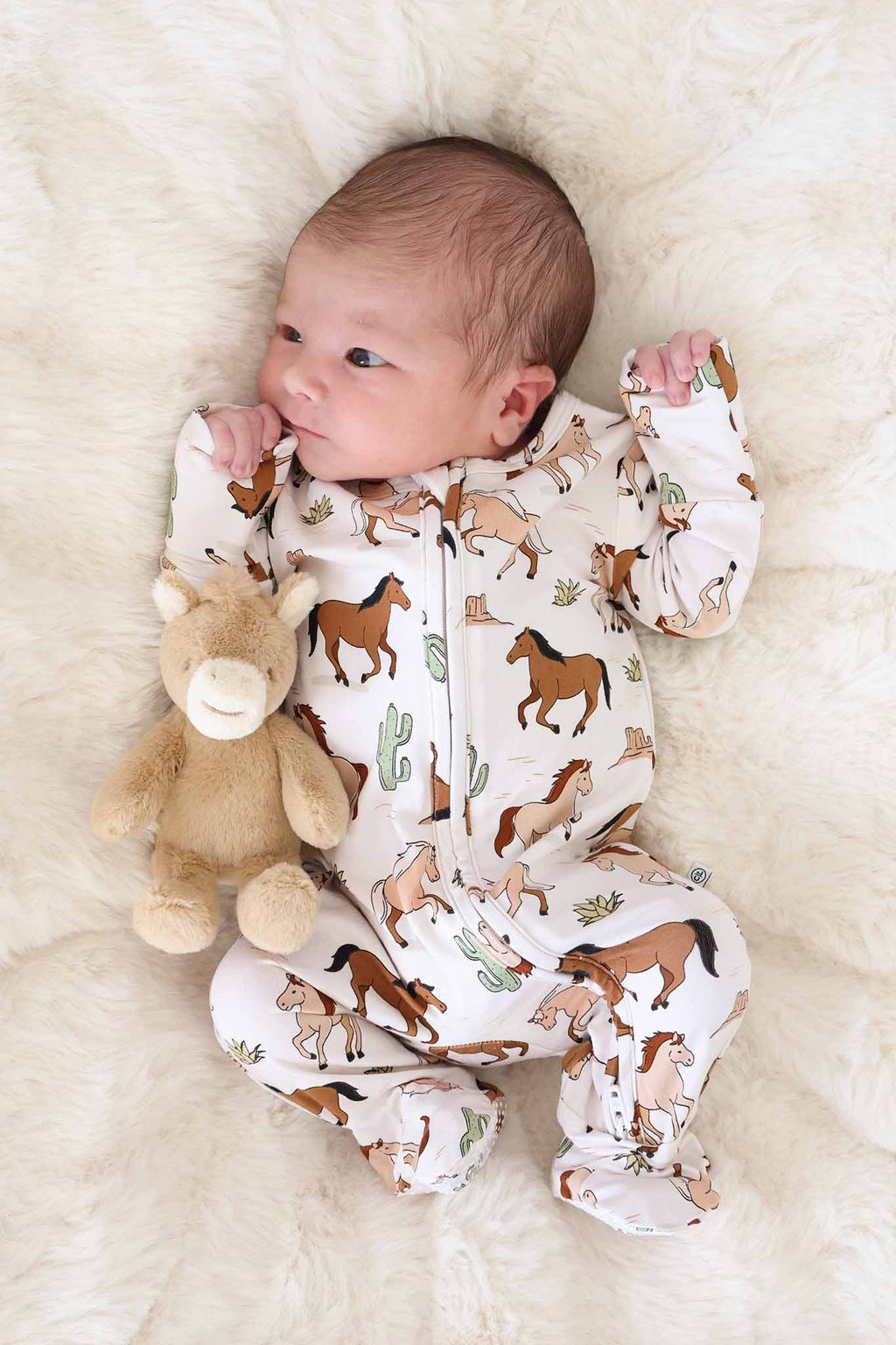 Zipper Footie | Pony Club Neutral