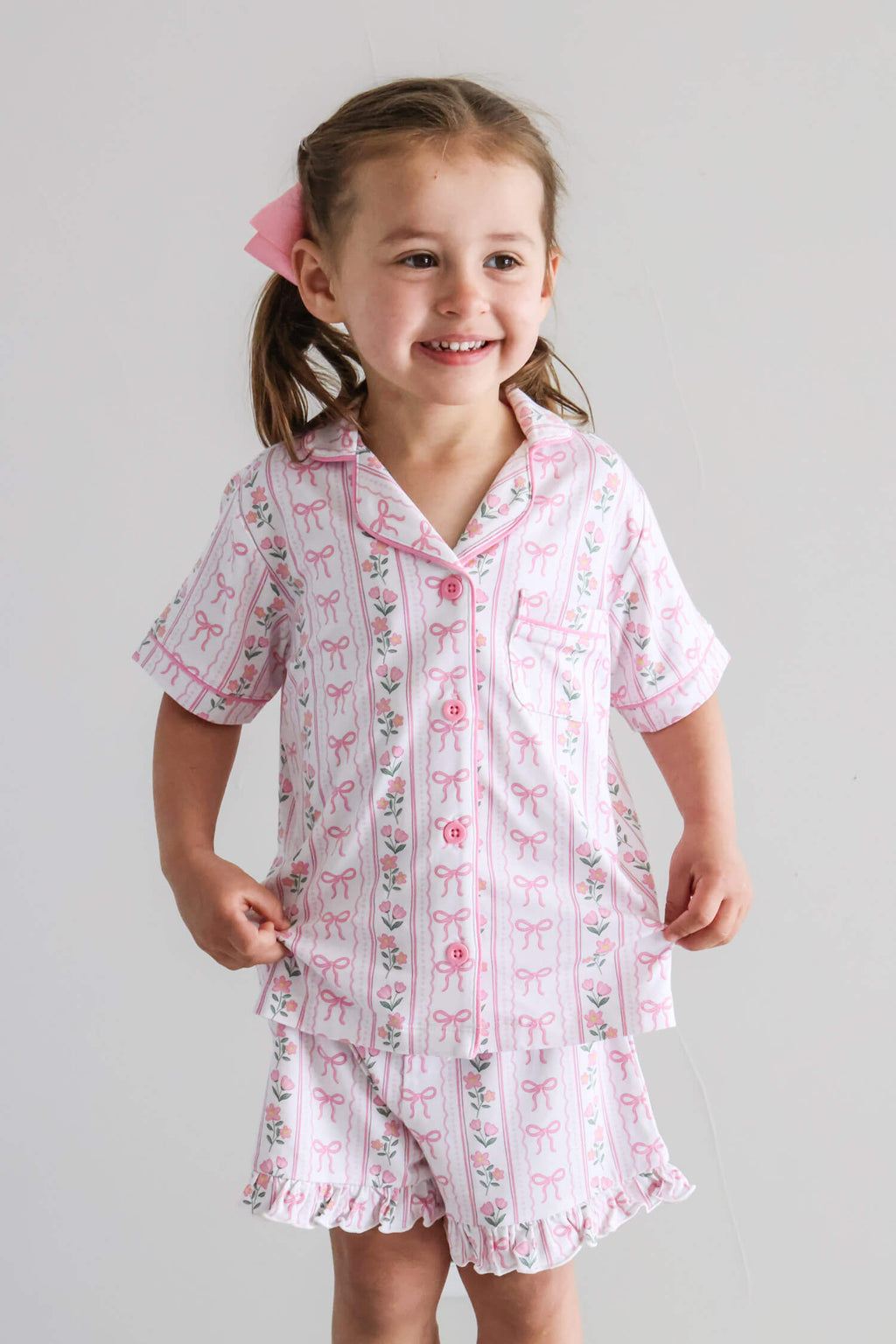 Girl's Two Piece Short Lounge Sets