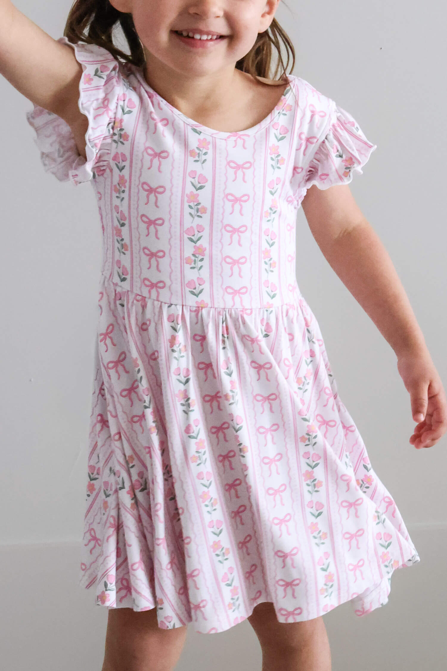 Ruffle Twirl Dress | Coquette Garden