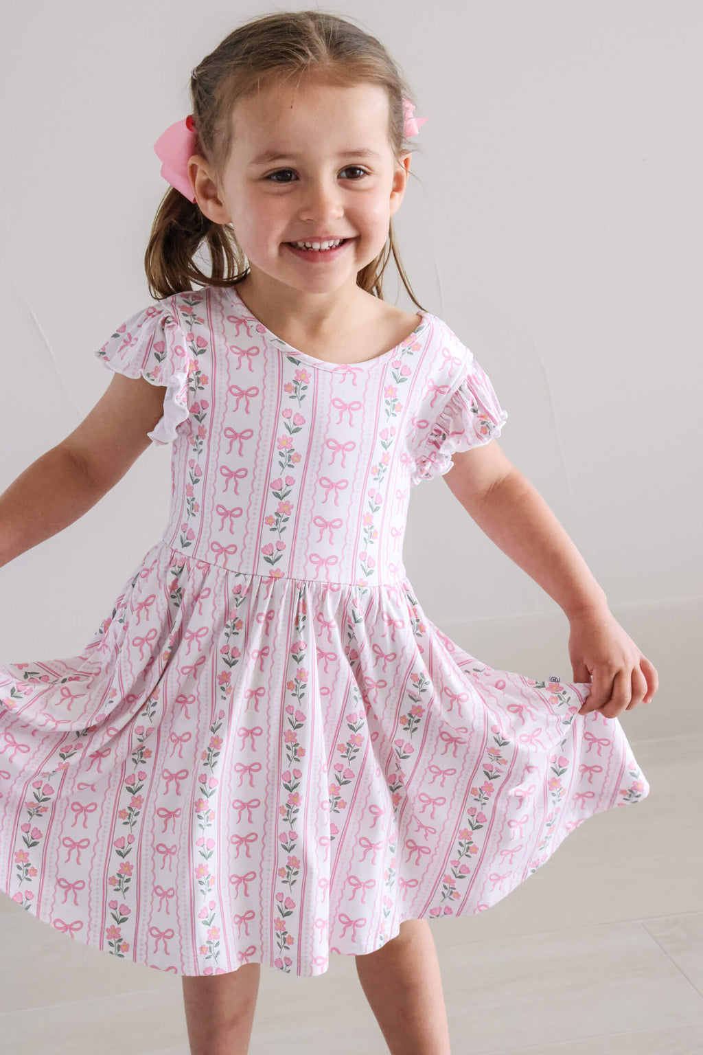 Ruffle Twirl Dress | Coquette Garden