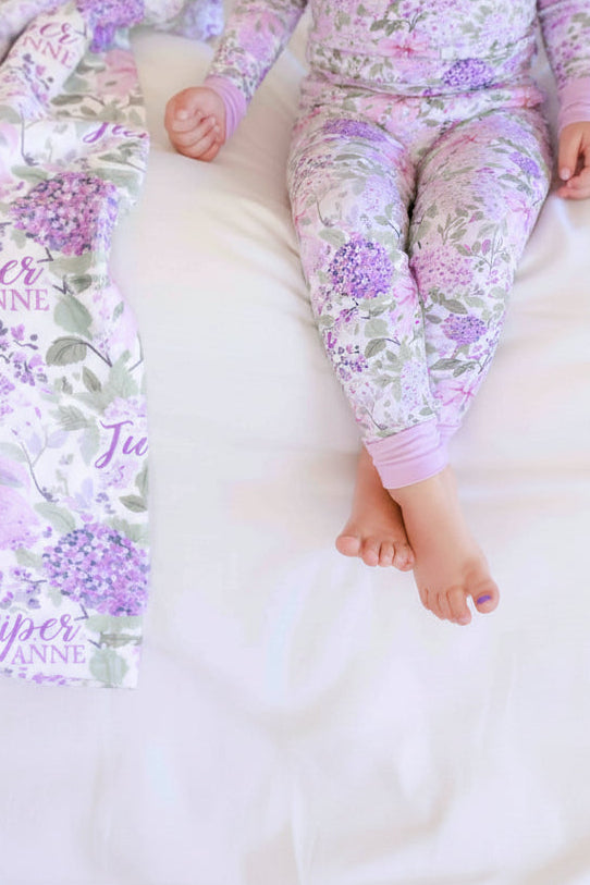 Two Piece Pajama Set | Lavender Lullaby