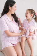 Women's Two Piece Short Lounge Set | Coquette Garden