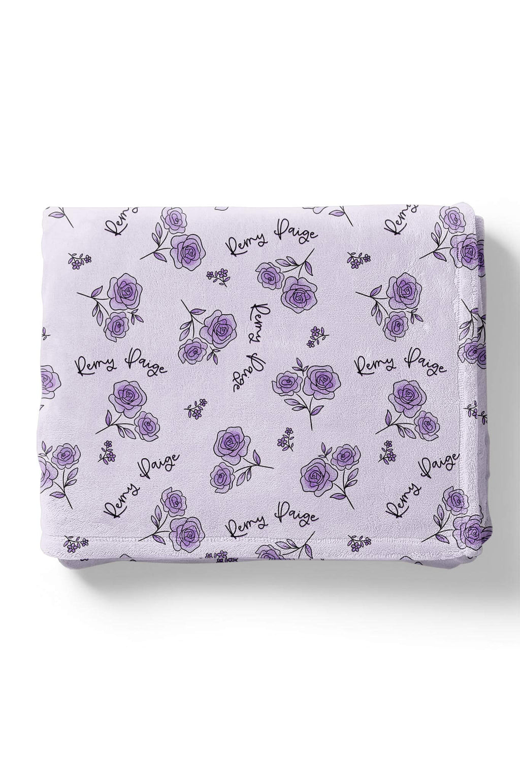 Personalized Kids Blanket | Amethyst Garden