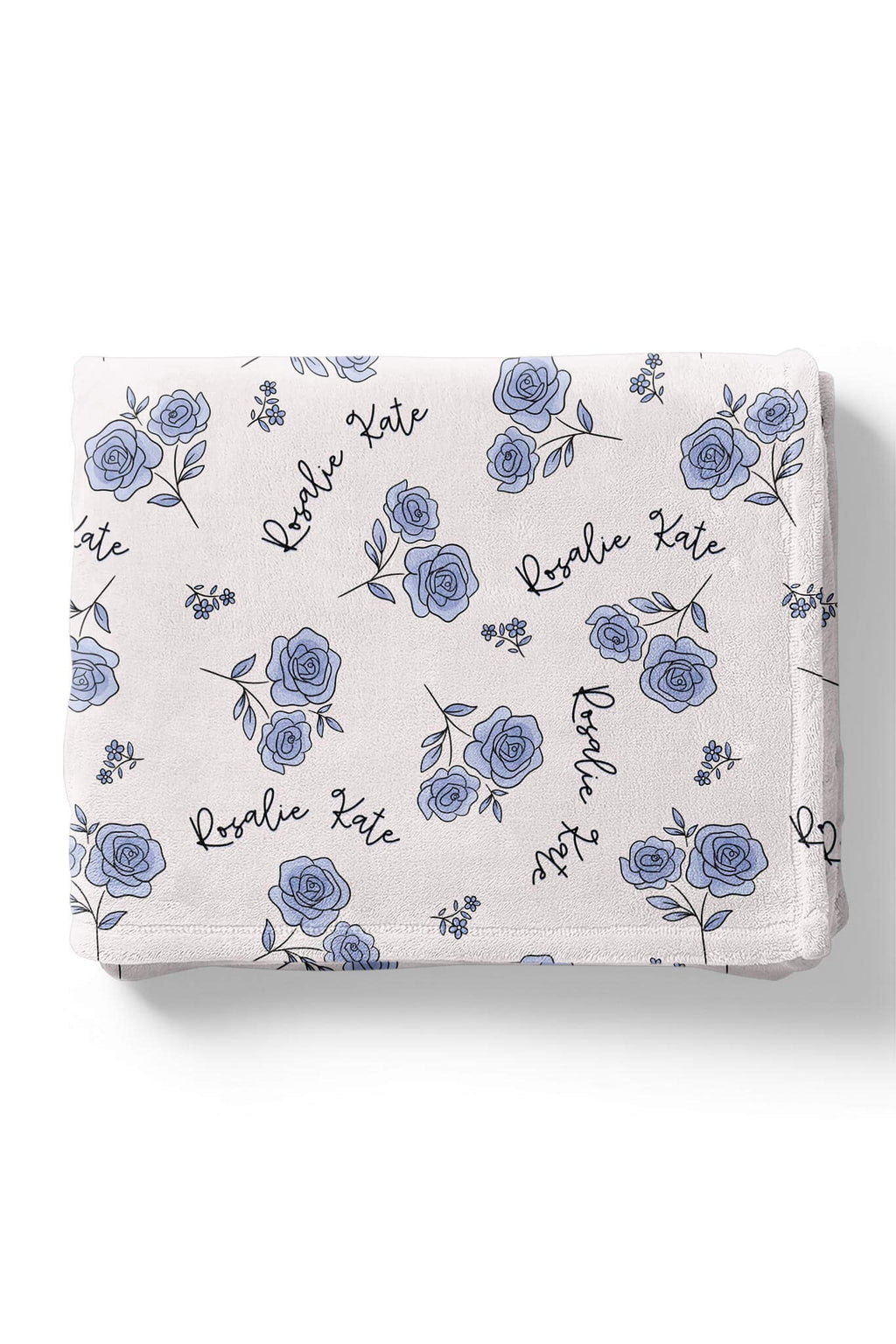 Sapphire Garden Personalized Kids Blanket
