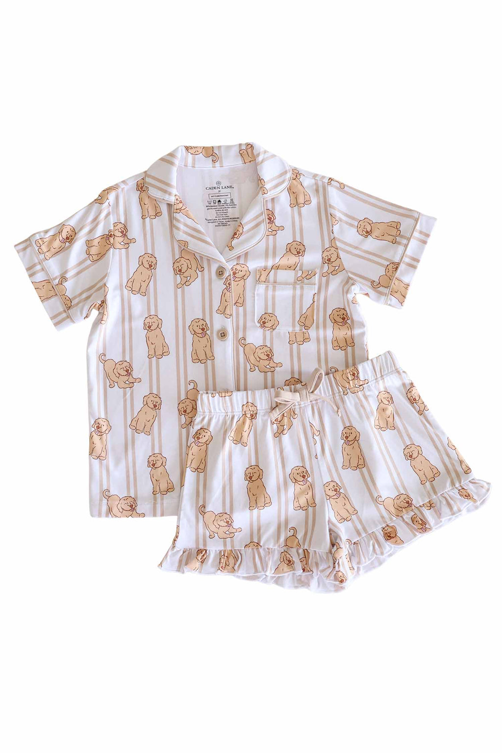 Girl's Two Piece Short Lounge Set | Ruff Life