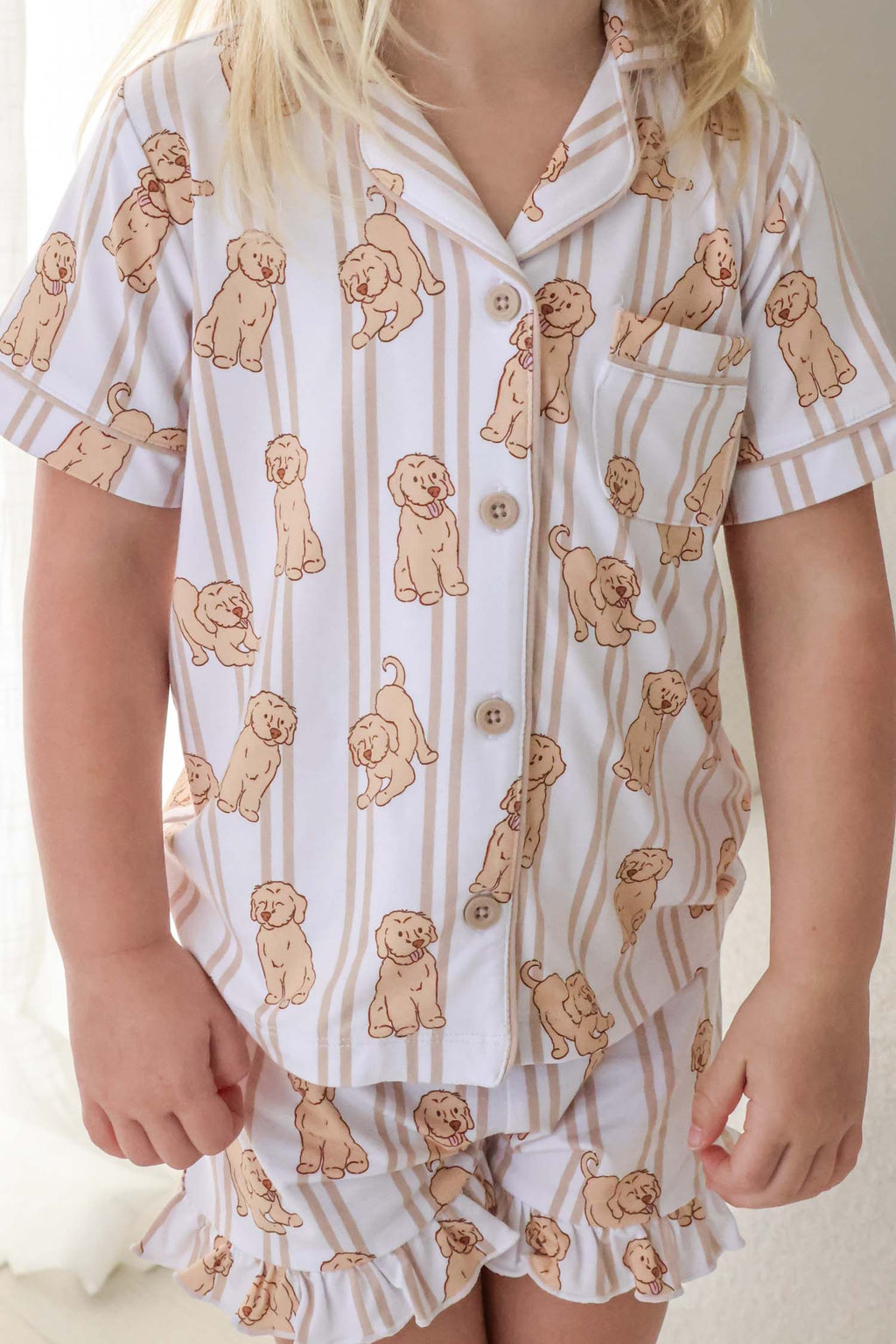 Girl's Two Piece Short Lounge Sets