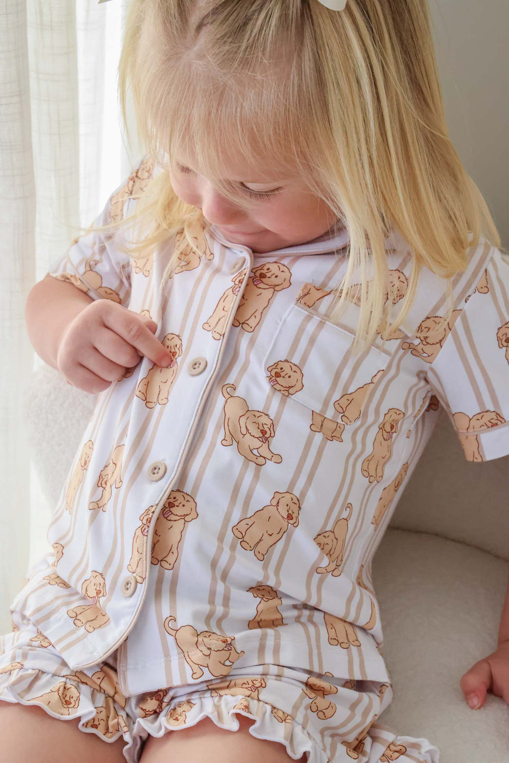 Girl's Two Piece Short Lounge Sets