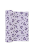 Personalized Swaddle Blanket | Amethyst Garden