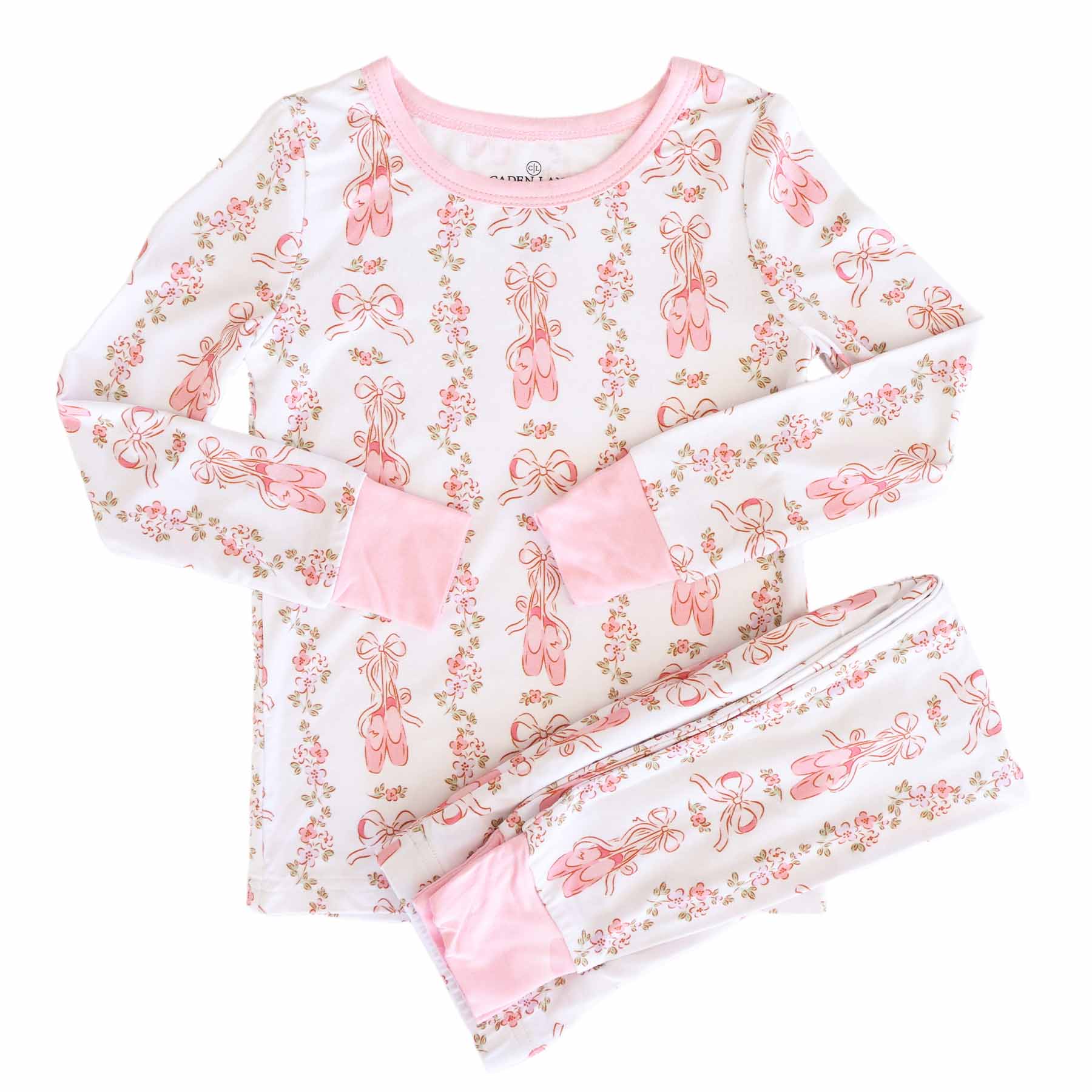 Ballet Blossoms Two Piece Pajama Set