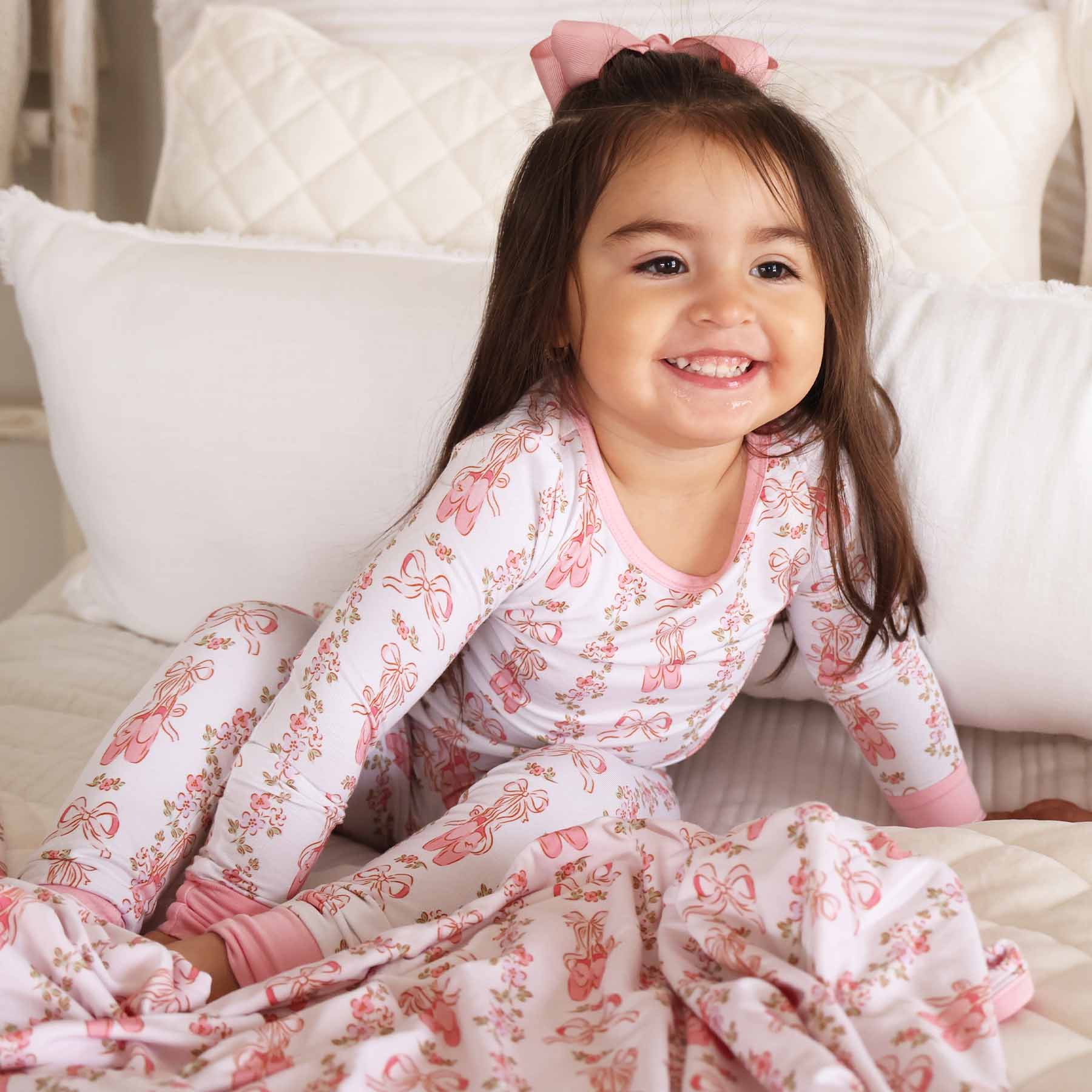 Ballet Blossoms Two Piece Pajama Set