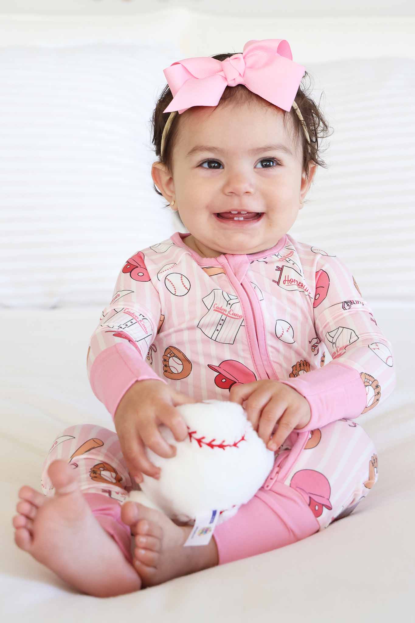 Ballpark Babes Convertible Zip Romper