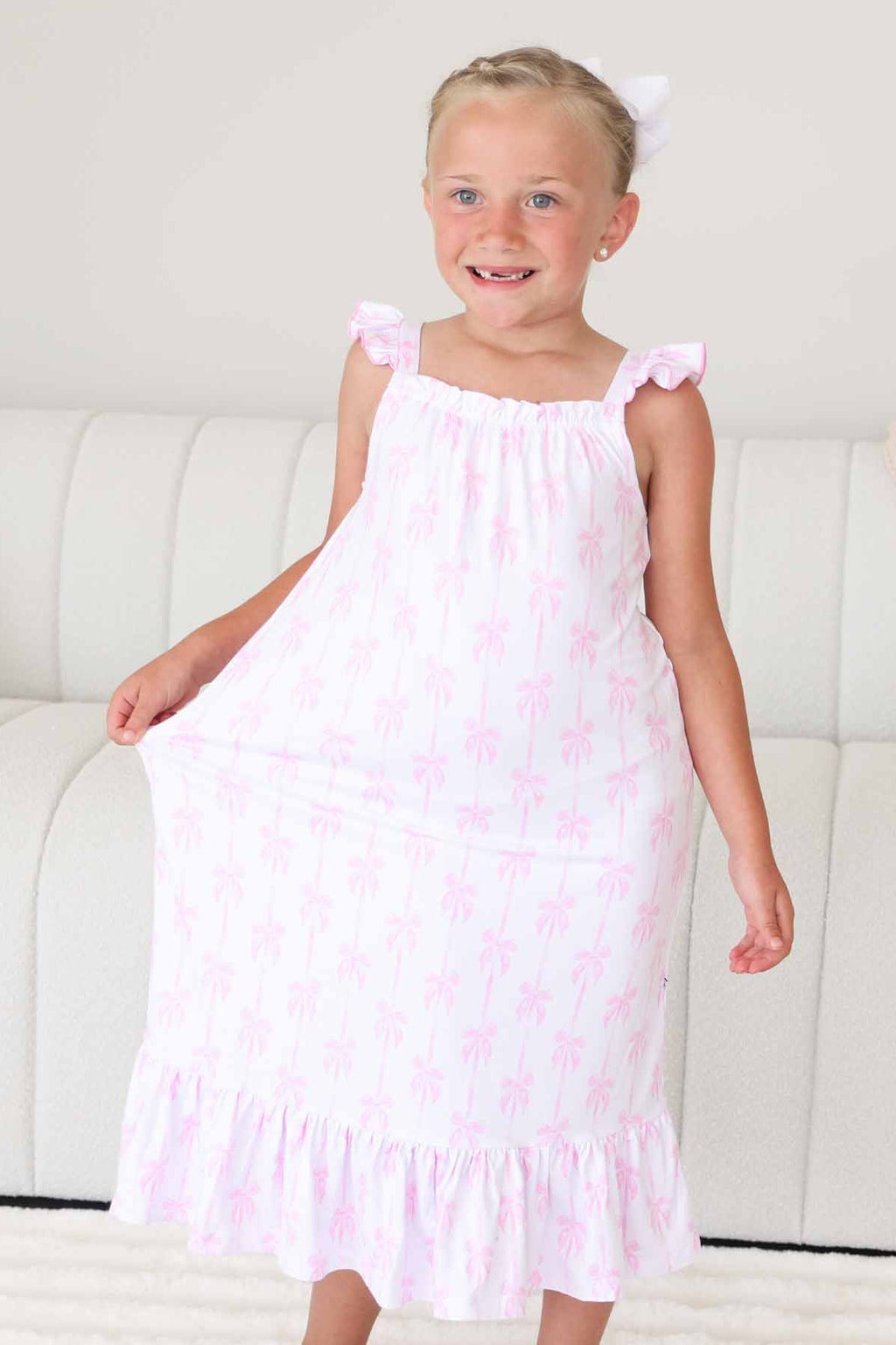 Full Length Ruffle Nightgown | Beauty Sleep