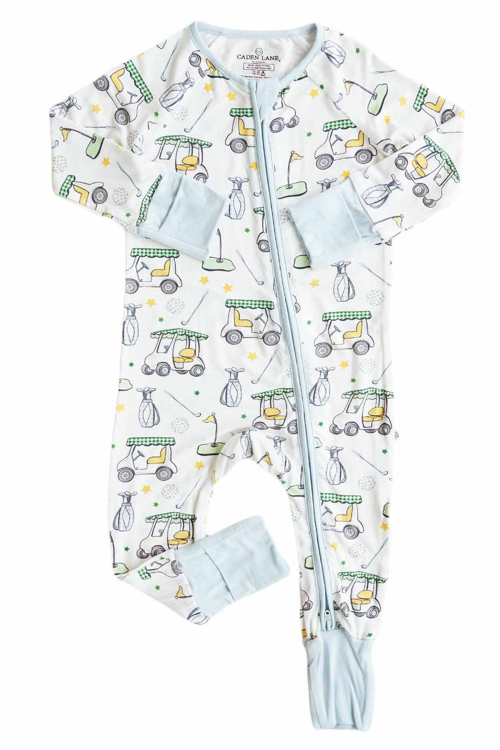 Country Club Cuties Convertible Zip Romper | Blue