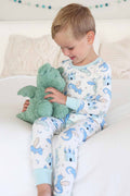 Dragon Adventure Two Piece Pajama Set | Blue