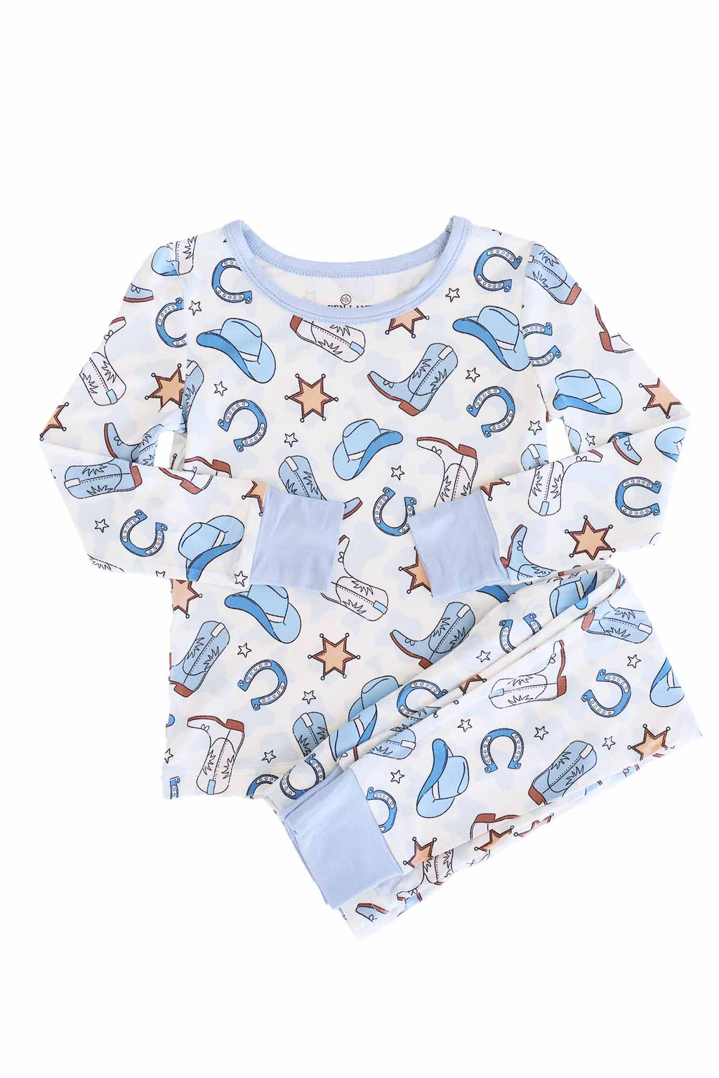 Rodeo Dreams Two Piece Pajama Set | Blue