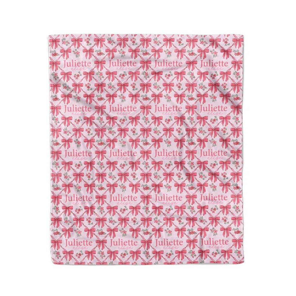 Bow Besties Personalized Kids Blanket