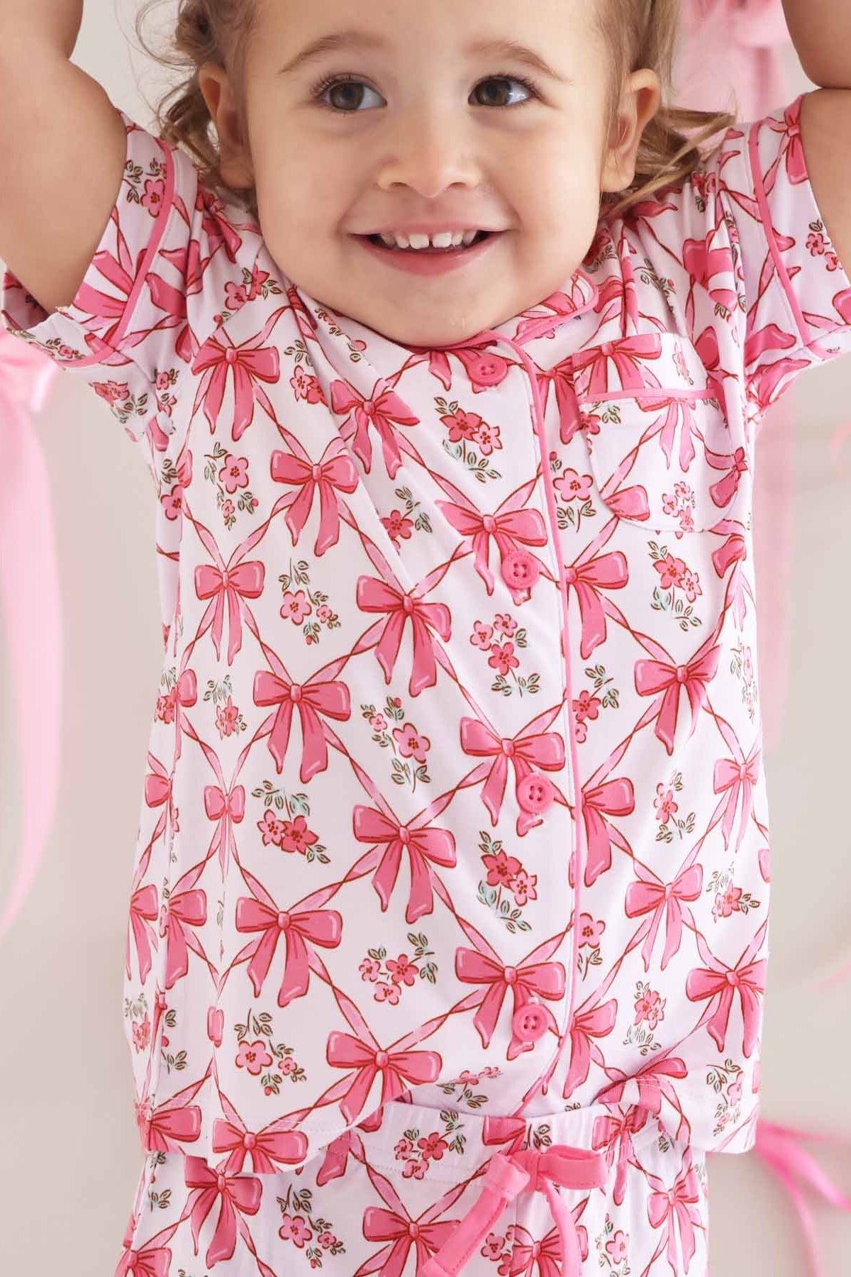 Two Piece Short Lounge Set | Bow Besties