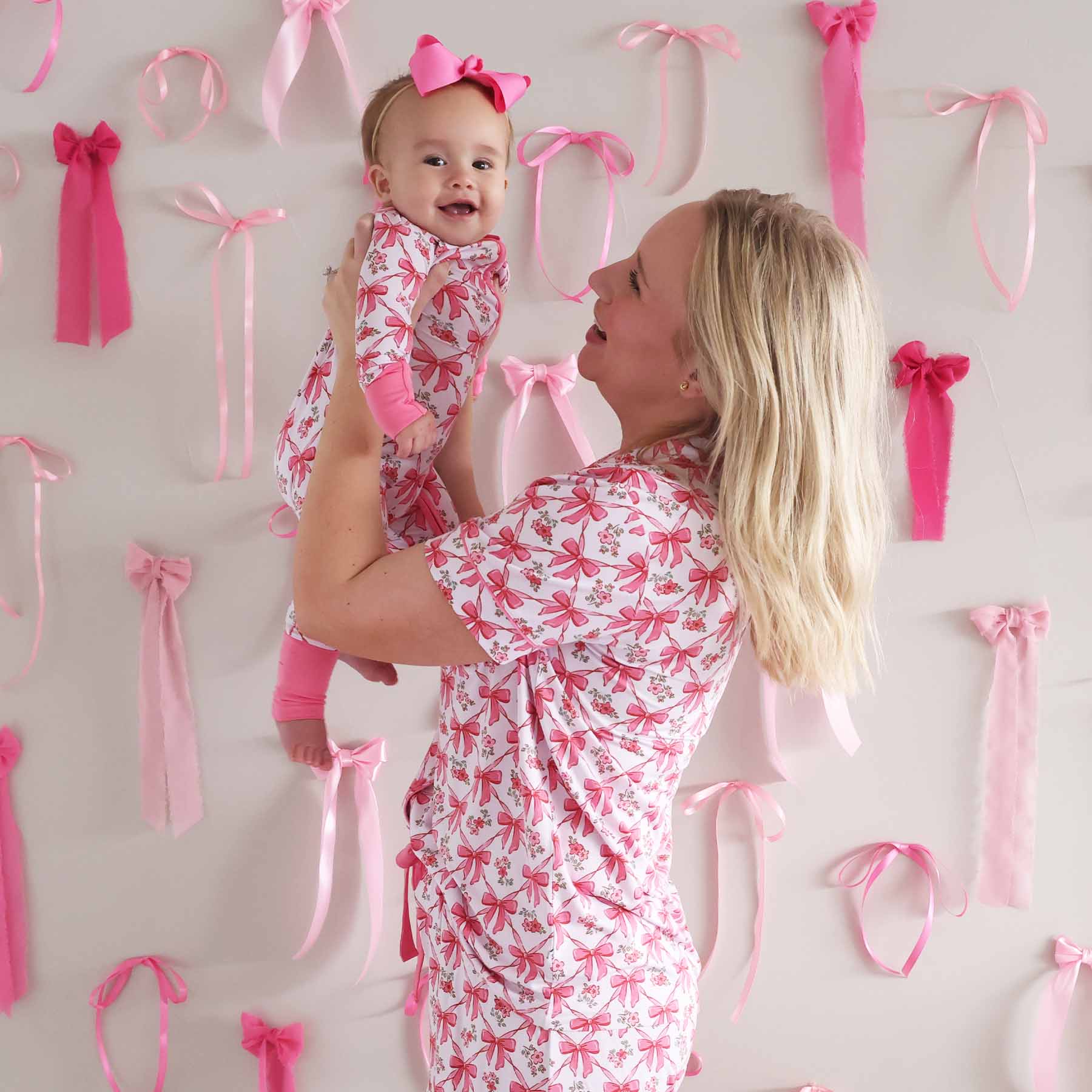 Women's Two Piece Short Lounge Set | Bow Besties