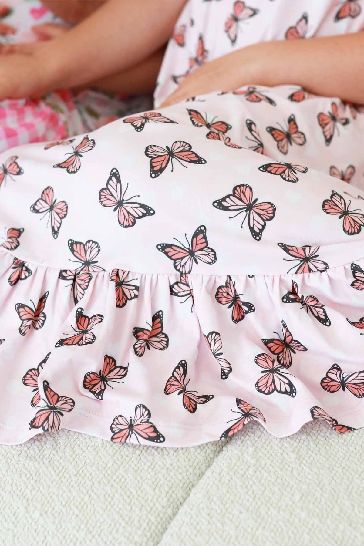 Full Length Ruffle Nightgown | Butterfly Dreams