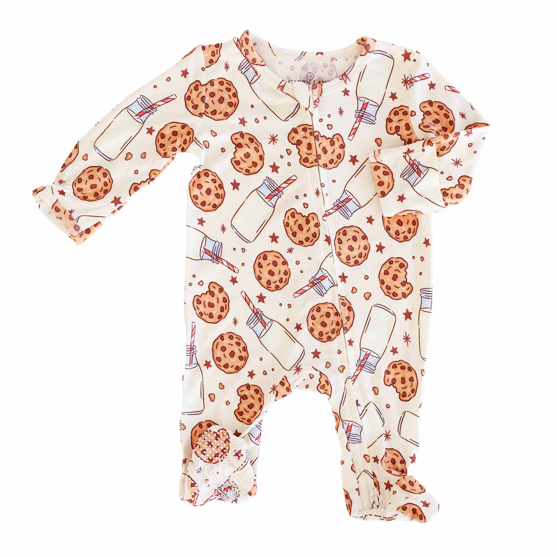 Cookie Cuddles Zipper Footie