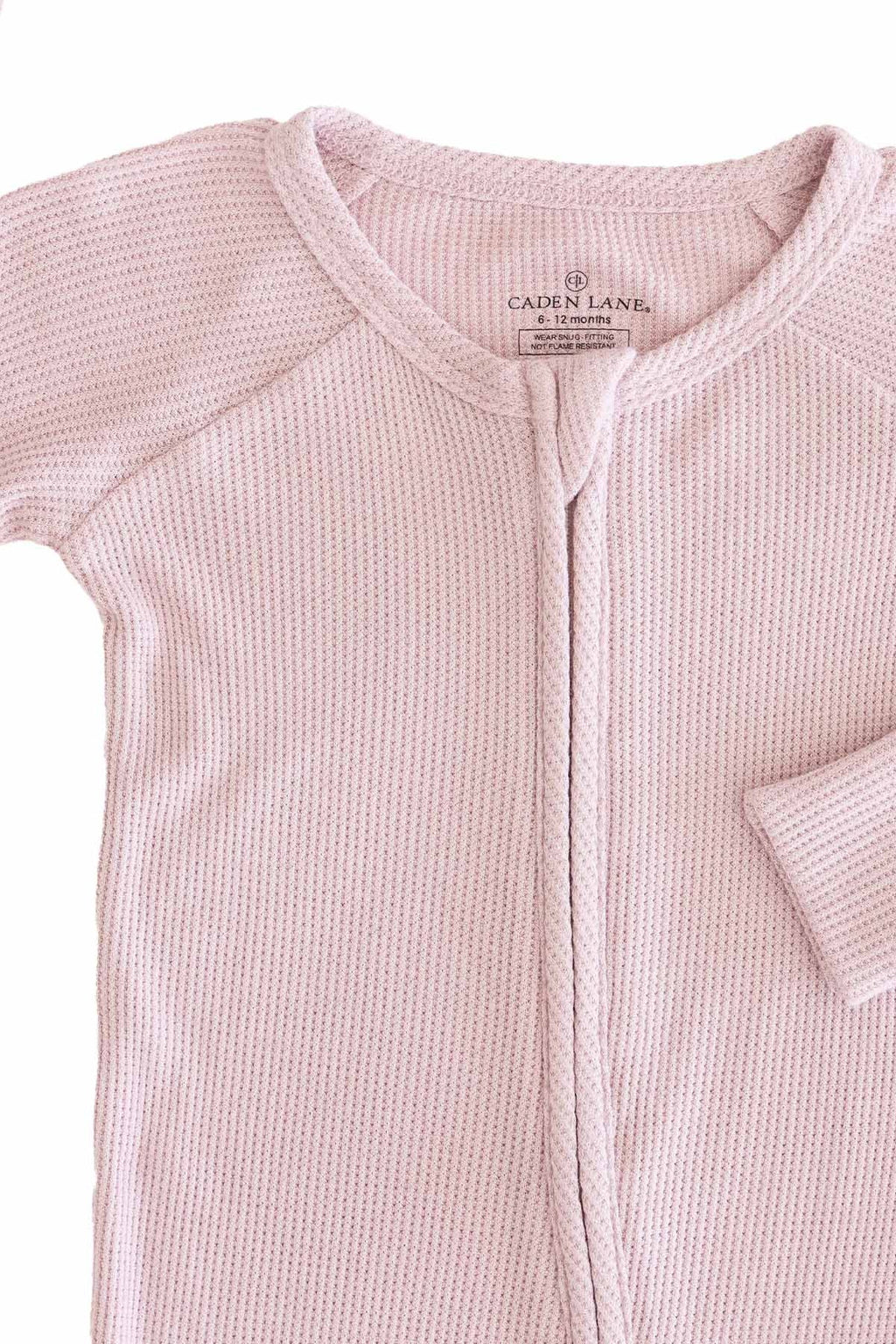 Embroidered Bamboo Waffle Convertible Zip Romper | Elderberry