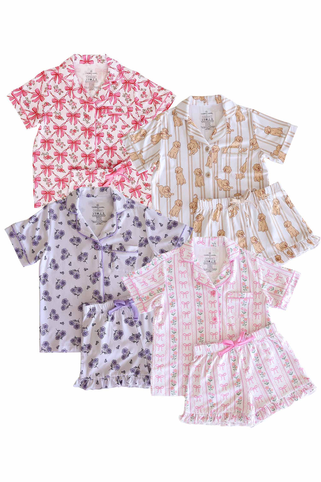 Girl's Two Piece Short Lounge Sets
