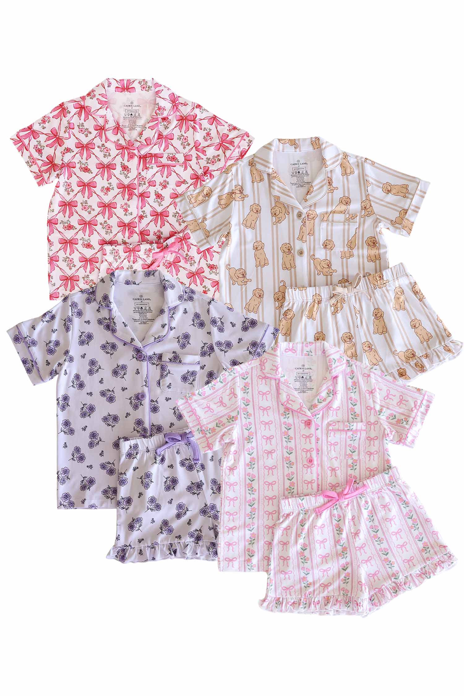Girl's Two Piece Short Lounge Sets