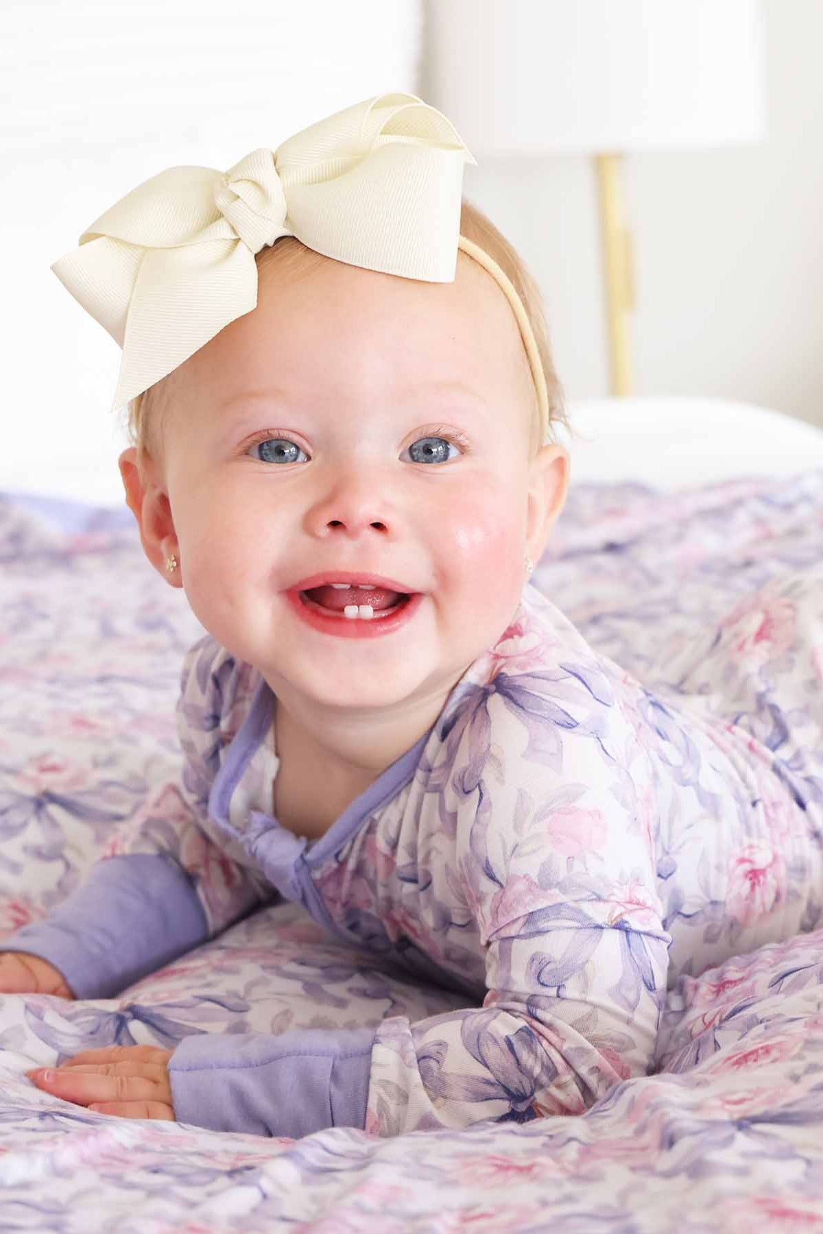 Leighton's Lavender Convertible Zip Romper