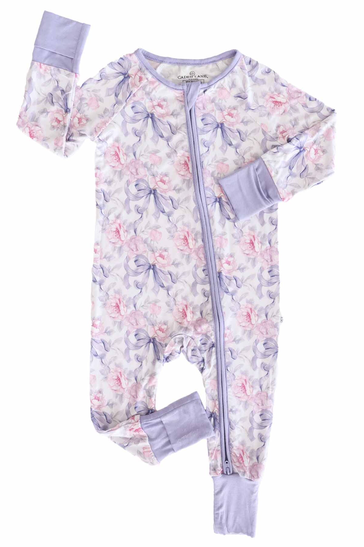 Leighton's Lavender Convertible Zip Romper
