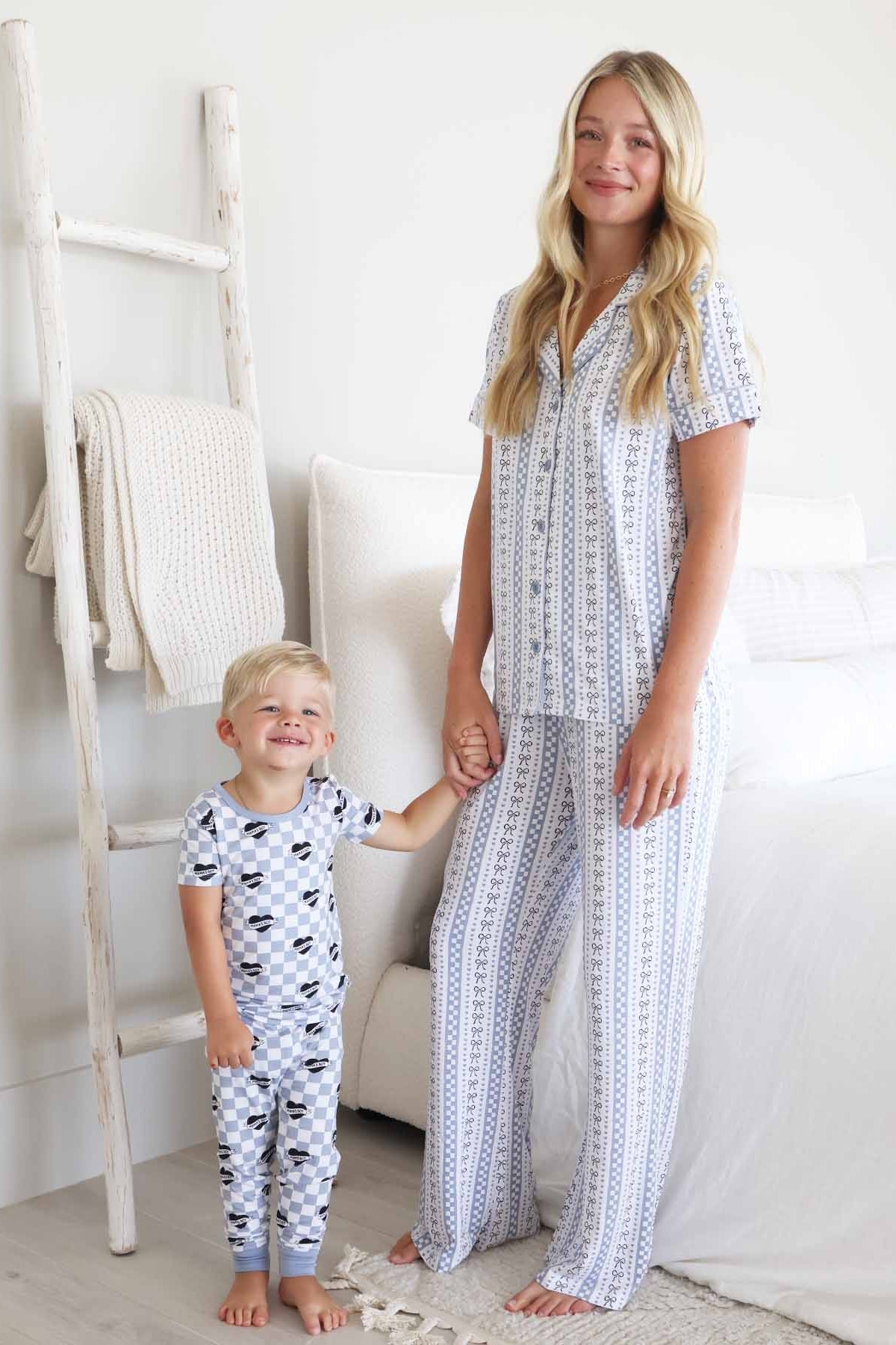 Women's Two Piece Flare Lounge Set | Bow Mama