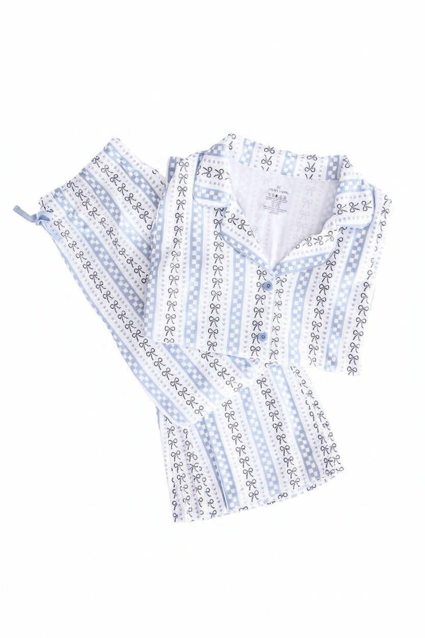 Women's Two Piece Flare Lounge Set | Bow Mama