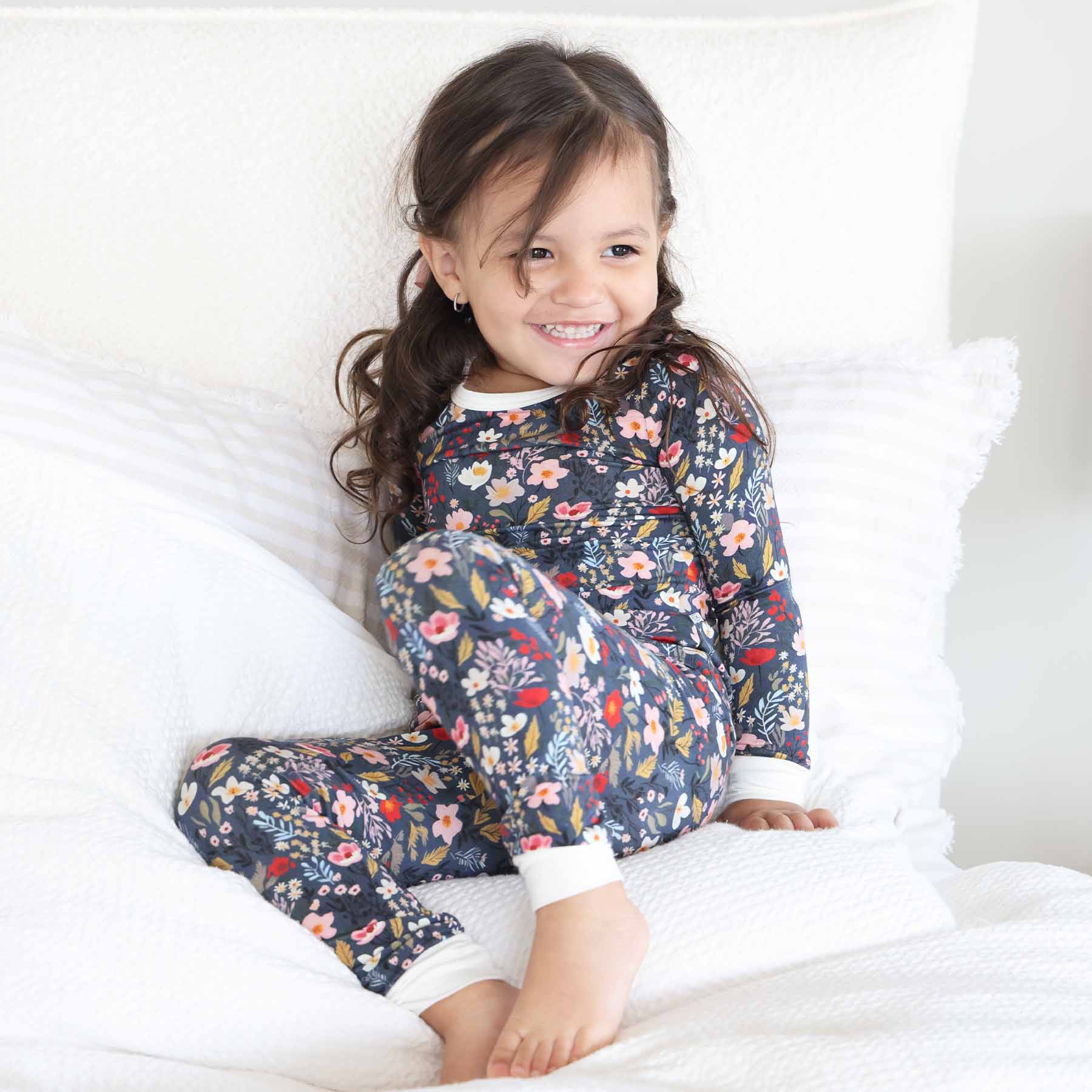 Midnight Meadow Two Piece Pajama Set