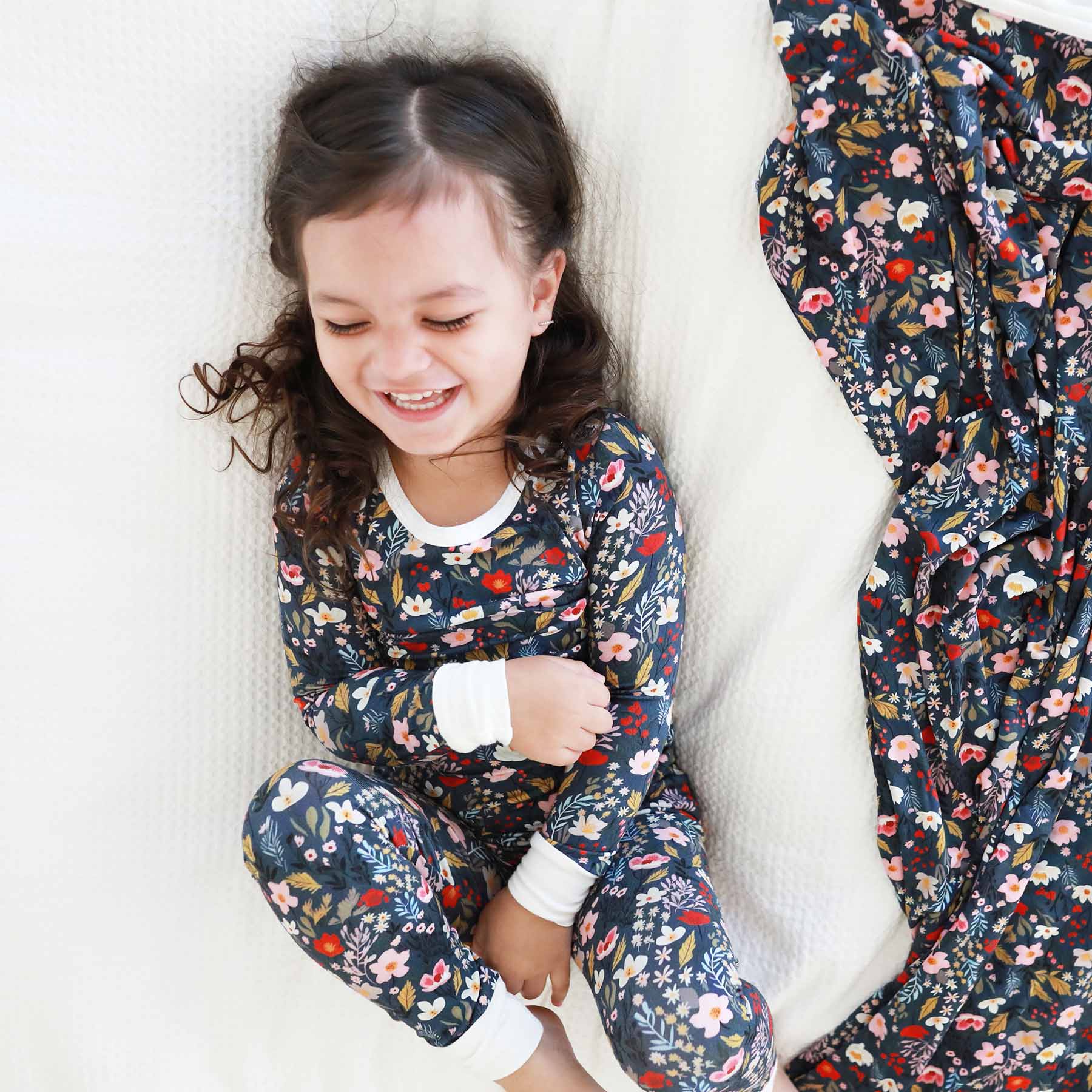 Midnight Meadow Two Piece Pajama Set