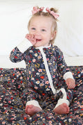 Midnight Meadow Convertible Zip Romper