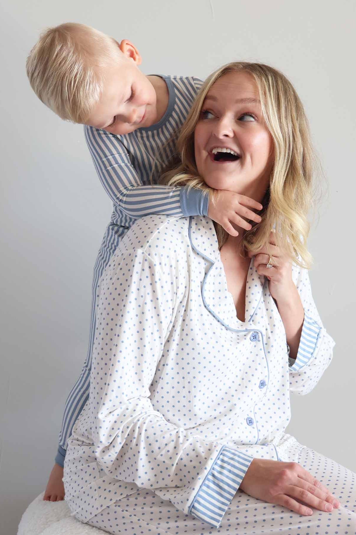 Snuggle Stripes Two Piece Pajama Set