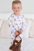 Monkey See, Monkey Snooze Two Piece Pajama Set