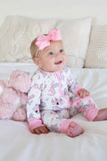 Dragon Adventure Convertible Zip Romper | Pink