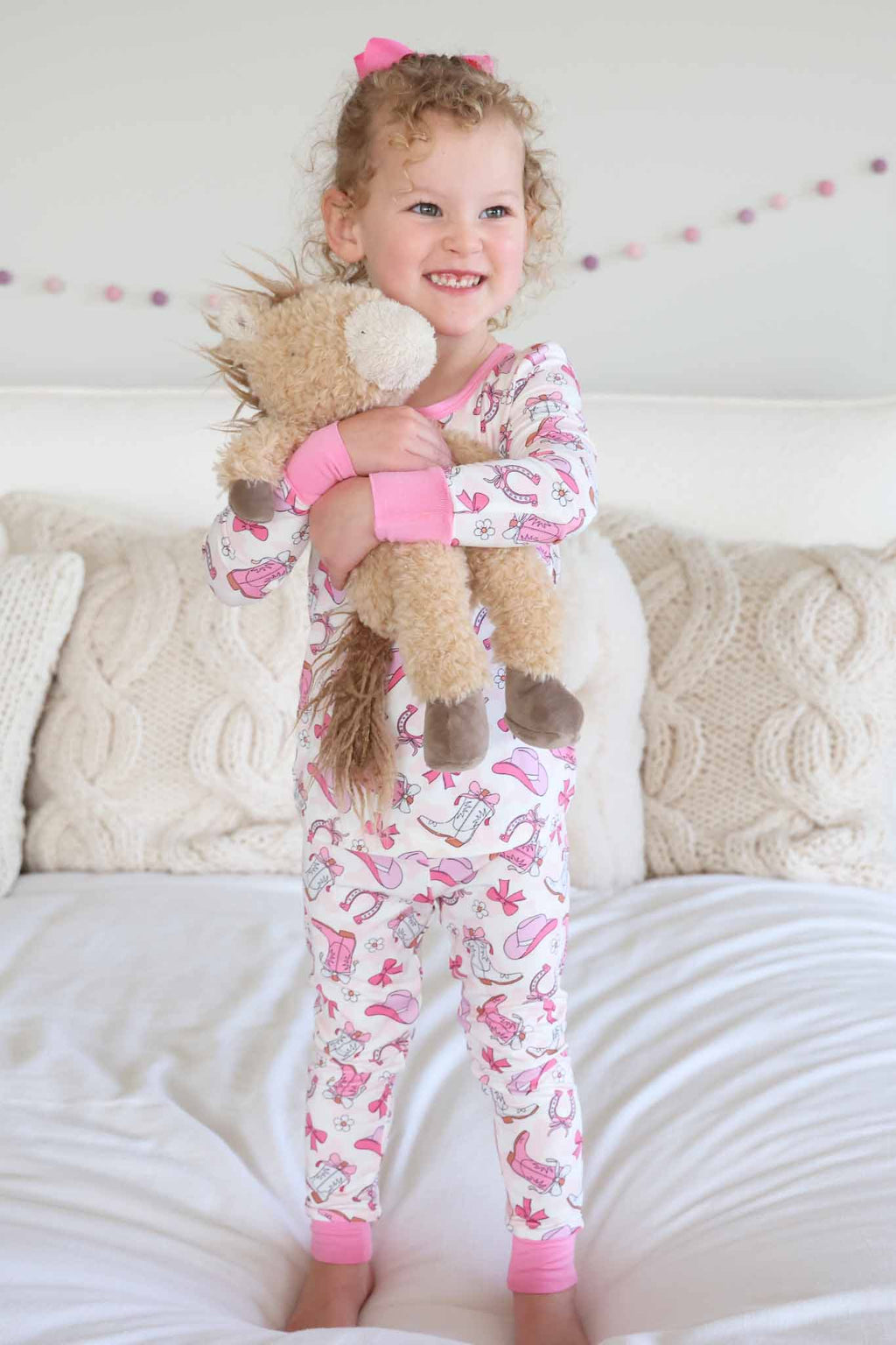 Rodeo Dreams Two Piece Pajama Set | Pink