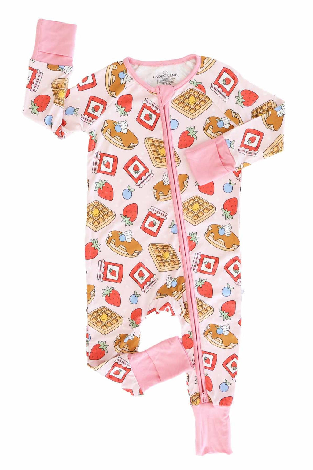 Sweet Stacks Convertible Zip Romper | Pink