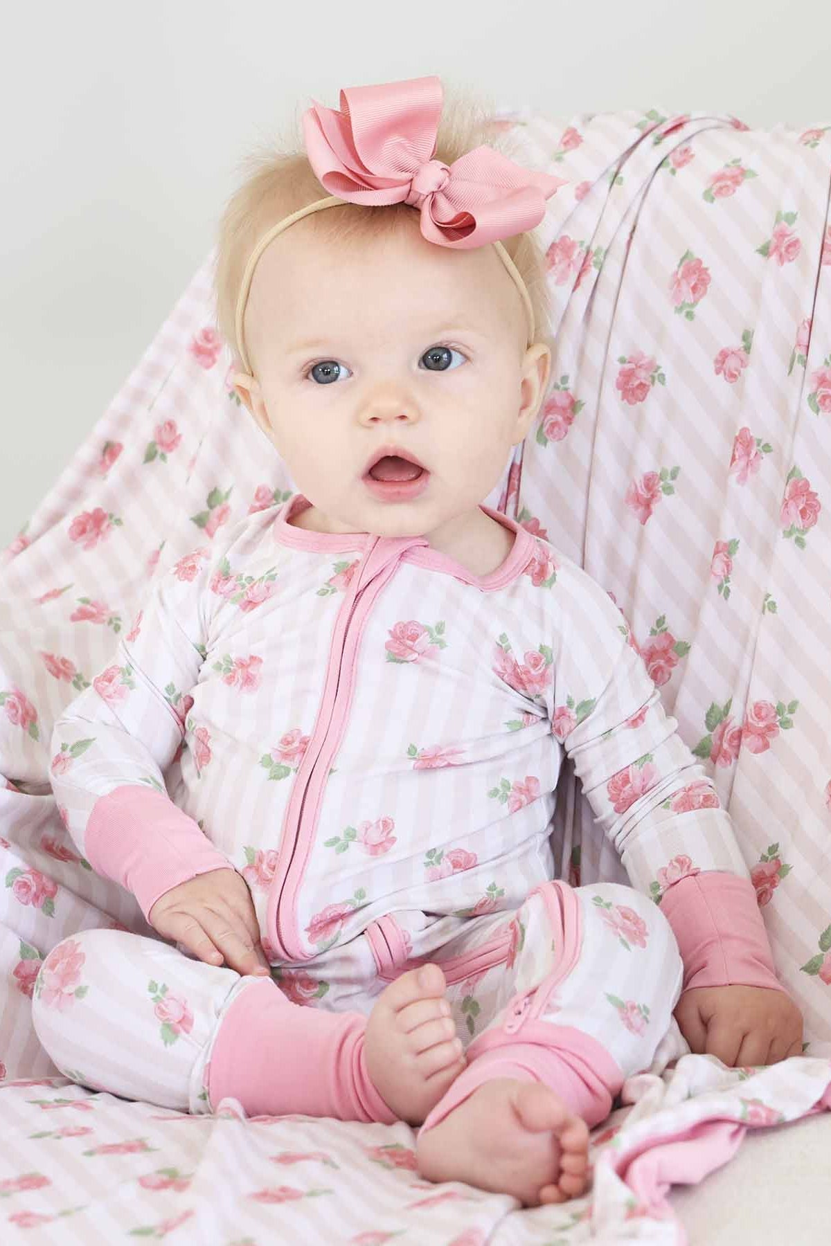 Rosy & Cozy Convertible Zip Romper