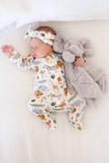 Safari Snuggles Zipper Footie