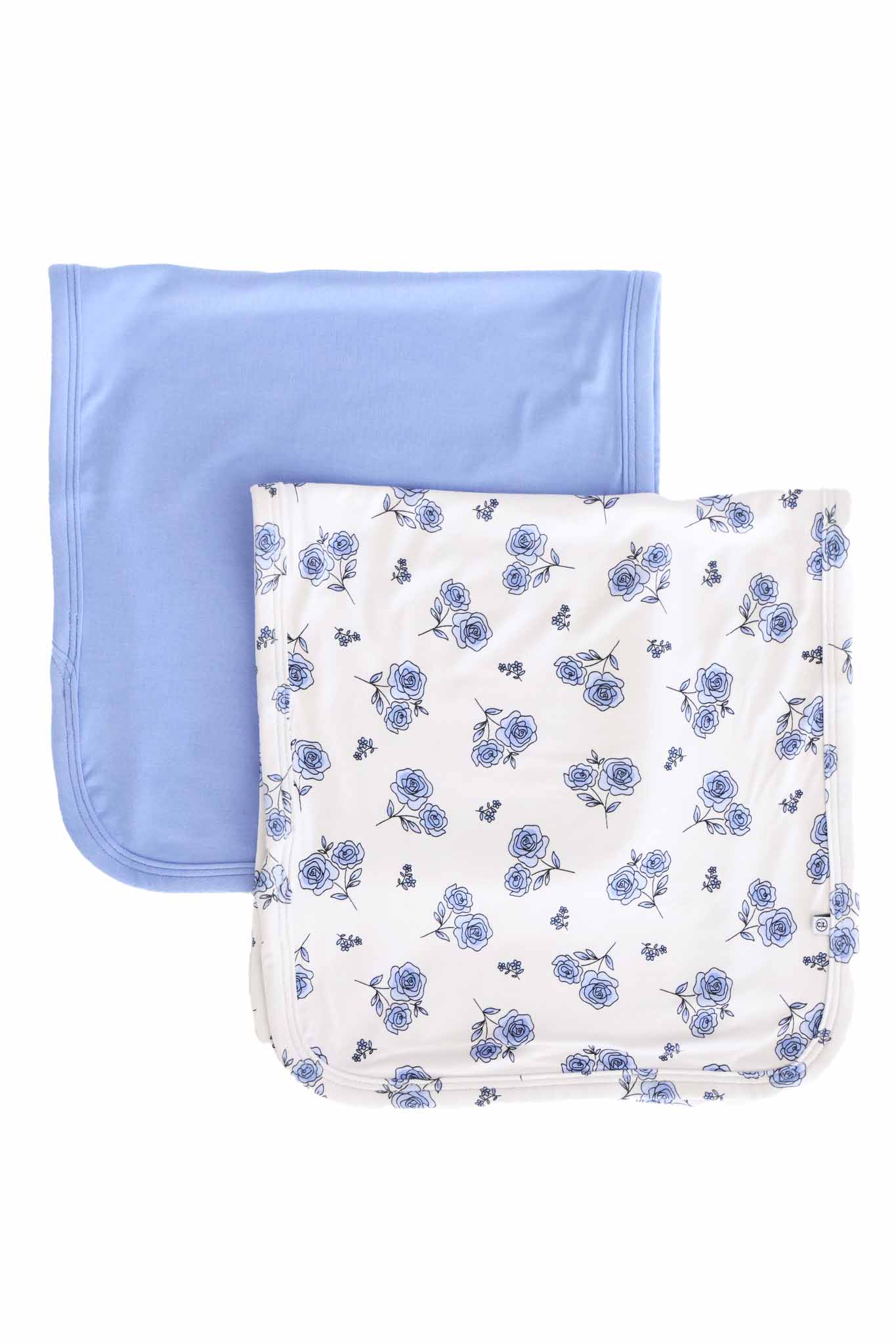 Sapphire Garden 2pc Burp Cloth Set