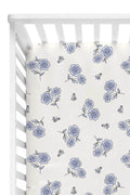 Sapphire Garden Crib Sheet
